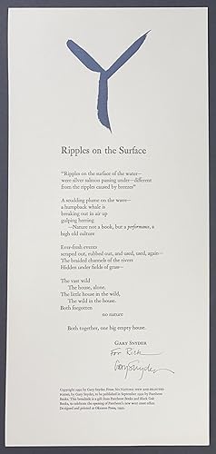 Ripples On the Surface [broadside]