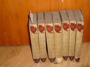 Bild des Verkufers fr The Works of Edmund Spenser in Eight Volumes. with The Principal Illustrations of Various Commentators. To Which are Added Notes, Some Account of the Life of Spenser and A Glossarial and Other Indexes. 7 Vols only of 8 zum Verkauf von Dublin Bookbrowsers