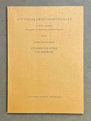 Seller image for Studien zur lehre fr Merikare for sale by Meretseger Books