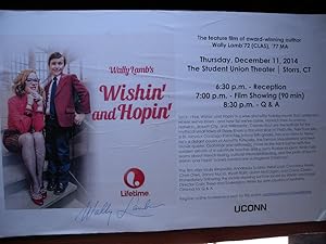 Seller image for Wishin' and Hopin': A Christmas Story. (Signed) with signed movie poster. for sale by Holly Books