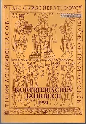 Bild des Verkufers fr Kurtrierisches Jahrbuch 34. Jahrgang 1994 zum Verkauf von obaao - Online-Buchantiquariat Ohlemann