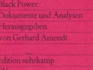 Seller image for Black power : Dokumente u. Analysen. [Aus d. Amerikan. bers. von Hanne Herkommer.] Hrsg. von Gerhard Amendt / edition suhrkamp ; 438 for sale by Schrmann und Kiewning GbR