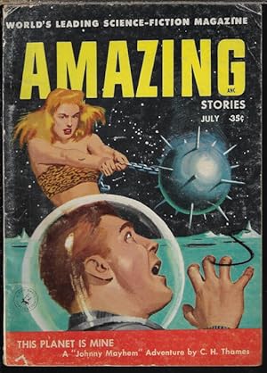 Image du vendeur pour AMAZING Stories: July 1956 mis en vente par Books from the Crypt