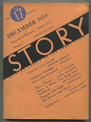 Bild des Verkufers fr Story: Devoted Solely to the Short Story - Vol. III, No. 17, December 1933 zum Verkauf von Between the Covers-Rare Books, Inc. ABAA