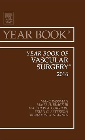 Imagen del vendedor de Year Book of Vascular Surgery, 2016: Volume 2016 a la venta por moluna