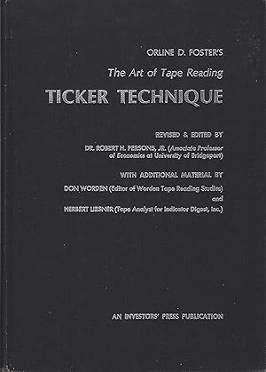 Ticker Technique The art of Tape Reading