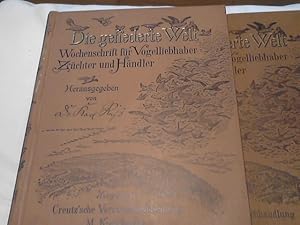 Image du vendeur pour Die gefiederte Welt Jahrgang 1918 und 1919 ( Zeitschrift fr Vogelliebhaber. Begrndet von Dr. Karl Ru ) mis en vente par Versandhandel Rosemarie Wassmann