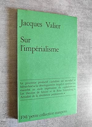 Bild des Verkufers fr Sur l'imprialisme. zum Verkauf von Librairie Pique-Puces