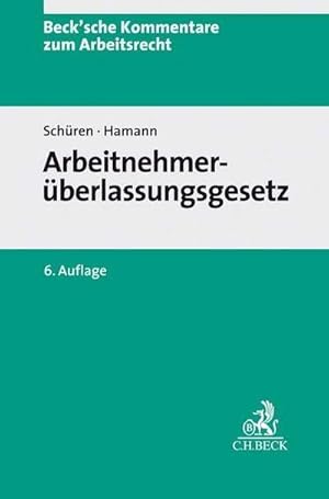 Bild des Verkufers fr Arbeitnehmerberlassungsgesetz (Beck'sche Kommentare zum Arbeitsrecht) zum Verkauf von buchversandmimpf2000