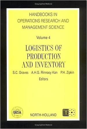 Image du vendeur pour Logistics of Production and Inventory mis en vente par moluna