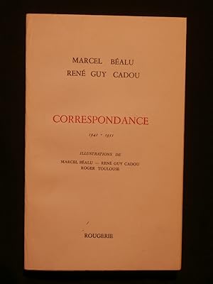 Seller image for Correspondance Marcel Balu -Ren Guy Cadou (1941-1951) for sale by Tant qu'il y aura des livres