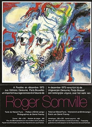 Imagen del vendedor de Roger Somville (1923-2014) - a collection of 9 invitations / documents a la venta por The land of Nod - art & books