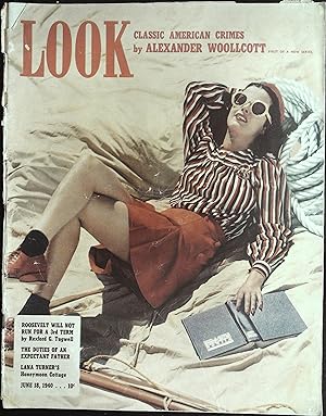 Seller image for Look Magazine June 18, 1940 Lana Turner, Chic Young, Joe Dimaggio for sale by AcornBooksNH