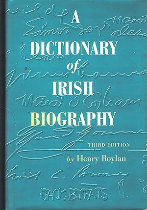 Seller image for A Dictionary of Irish Biography. for sale by Saintfield Antiques & Fine Books