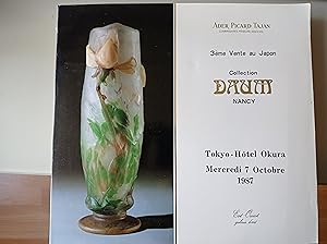 Collection Daum, Nancy. 3ème vente au Japon. Ader Picard Tajan. Tokyo - Hôtel Okura. Mercredi 7 o...