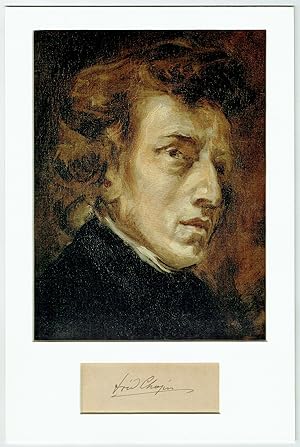 Image du vendeur pour Nice ink signature "Frd Chopin". mis en vente par Kotte Autographs GmbH