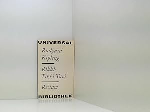 Bild des Verkufers fr Rikki-Tikki-Tavi. Erzhlungen aus dem Dschungelbuch (Reclams Universal - Bibliothek Band 285) zum Verkauf von Book Broker