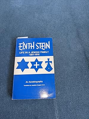 Seller image for The Collected Works of Edith Stein, Sister Teresa Benedicta of the Cross Discalced Carmelite, Volume One: : Life in a Jewish Family, 1891-1916 - An Autobiography for sale by East Kent Academic