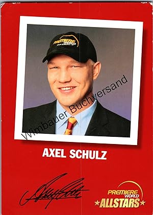 Bild des Verkäufers für Autogrammkarte Axel Schulz Boxen /// Autograph signiert signed signee zum Verkauf von Wimbauer Buchversand