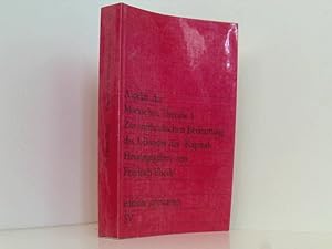 Seller image for Aspekte der marxschen Theorie 1 .- Zur methodischen Bedeutung des 3. Bandes des "Kapital" for sale by Book Broker