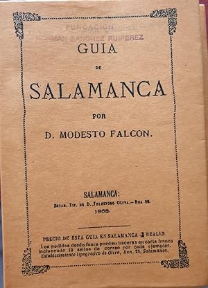 Imagen del vendedor de GUIA DE SALAMANCA. a la venta por Libreria Lopez de Araujo
