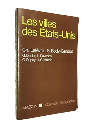 Imagen del vendedor de Les Villes des Etats-Unis a la venta por Librairie Douin