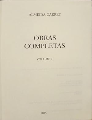 OBRAS COMPLETAS: VOLUME I.