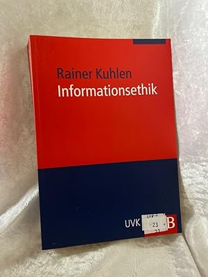 Bild des Verkufers fr Informationsethik. Umgang mit Wissen und Informationen in elektrischen Rumen (UTB M / Uni-Taschenbcher) Ethik in elektronischen Rumen zum Verkauf von Antiquariat Jochen Mohr -Books and Mohr-