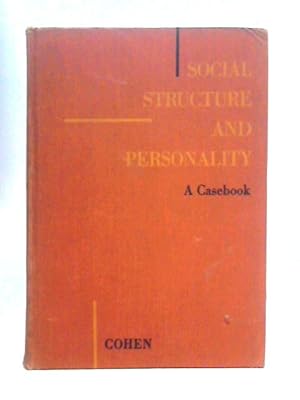 Bild des Verkufers fr Social Structure and Personality: Casebook zum Verkauf von World of Rare Books