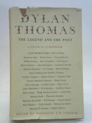 Seller image for Dylan Thomas: the Legend and the Poet, a Collection of Biographical and Critical Essays for sale by World of Rare Books
