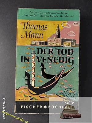 Bild des Verkufers fr Der Tod in Venedig und andere Erzhlungen. Fischer Bcherei ; Bd. 54 -Umschlagbild: Will Sohl zum Verkauf von Antiquariat-Fischer - Preise inkl. MWST