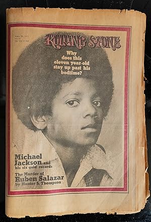 Image du vendeur pour Rolling Stone Magazine #80, April 29, 1971 young Michael Jackson on cover mis en vente par Shore Books