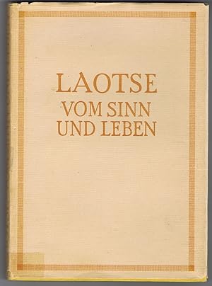 Seller image for Tao Te King. Das Buch des Alten vom Sinn und Leben. for sale by Antiquariat Gnter Hochgrebe