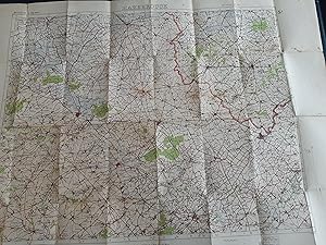 Map - Belgium 1:100,000 Sheet 5a Hazebrouck. For official use only