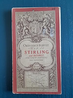 Ordnance Survey map of Stirling and District. Coloured edition: 1 inch to 1 mile: sheet 39