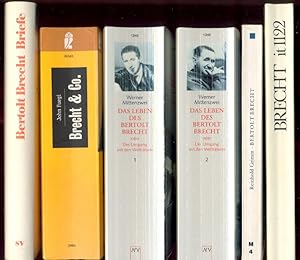 Immagine del venditore per (Brecht - 5 x Biografisches:) I: Brecht, B.: Briefe an Marianne Zoff und Hanne Hiob. Hg. v. Hanne Hiob. II: Mittenzwei, W.: Das Leben des Bertolt Brecht oder Der Umgang mit den Weltrtseln. Band 1 ( + Band 2). III: Fuegi, J.: Brecht & Co. Biographie. Authorisierte erweiterte und berichtigte deutsche Fassung von Sebastian Wohlfeil. IV: Grimm, R.: Bertolt Brecht. V: Hecht, W. (Hg.): Brecht. Sein Leben in Bildern und Texten. Mit einem Vorwort von Max Frisch. venduto da Antiquariat Buechel-Baur