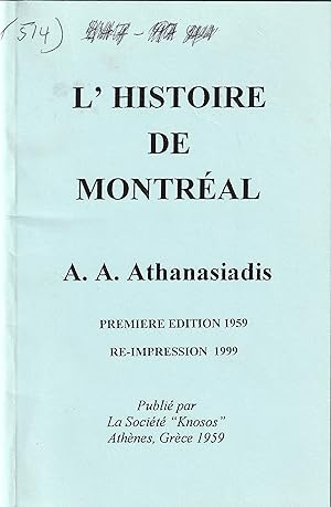 L'Histoire de Montréal