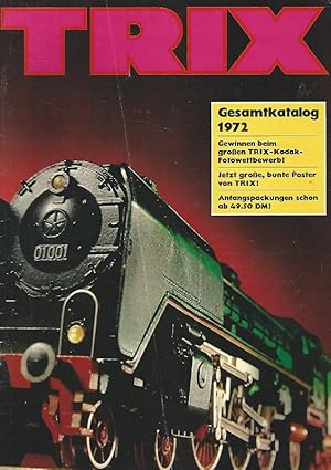 Image du vendeur pour TRIX. Gesamtkatalog 1972. mis en vente par Lewitz Antiquariat