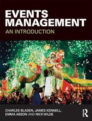 Imagen del vendedor de Events Management: An Introduction a la venta por WeBuyBooks