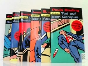 Seller image for Konvolut aus 6 Bnden! 1. Tod auf dem Campus. 2. Falle fr Aschenbrdel. 3. Die Ehre der Vter. 4. Der zwlfte Geschworene. 5. Der Tanz des Skorpions. 6. Kurzschlu. Krimis rororo Thriller. for sale by Antiquariat Kirchheim