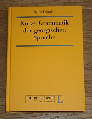 Bild des Verkufers fr Kurze Grammatik der georgischen Sprache. zum Verkauf von Antiquariat Gallenberger