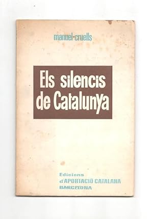 Immagine del venditore per Els silencis de Catalunya venduto da El Boletin