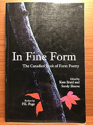 Immagine del venditore per In Fine Form: The Canadian Book of Form Poetry venduto da Rosario Beach Rare Books