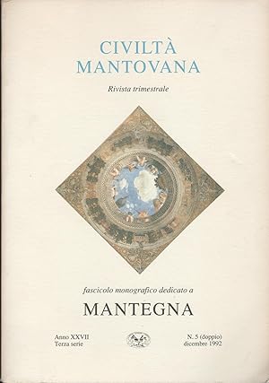 Immagine del venditore per CIVILTA' MANTOVANA Rivista trimestrale fascicolo monografico dedicato a MANTEGNA venduto da MULTI BOOK