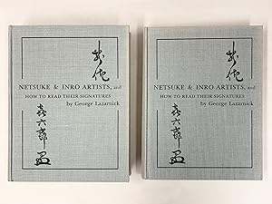 Bild des Verkufers fr Netsuke & Inro Artists and How to Read Their Signatures , 2 volume set zum Verkauf von Old New York Book Shop, ABAA