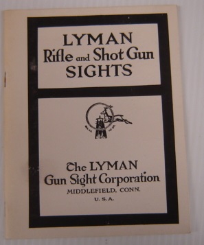 Seller image for Lyman Rifle And Shot Gun Sights (Facsimile Reprint) for sale by Books of Paradise