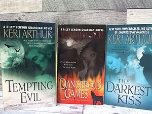 Seller image for Author Keri Arthur Three Book Set Bundle Collection, Includes: Dangerous Games - The Darkest Kiss - Embraced Darkness for sale by Archives Books inc.