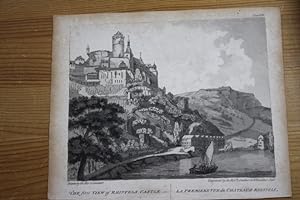 The first View of Rhinfels Castle / La Premiere Vue du Chateau de Rhinfels. (Ansicht der Burg Rhe...