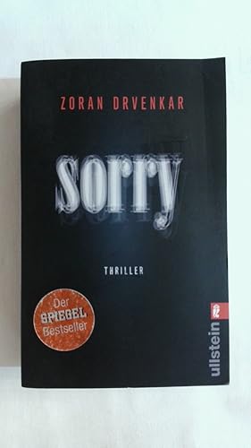 Seller image for SORRY: THRILLER. for sale by Buchmerlin