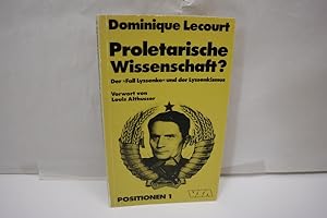 Seller image for Proletarische Wissenschaft? Der Fall Lyssenko und der Lyssenkismus for sale by Antiquariat Wilder - Preise inkl. MwSt.